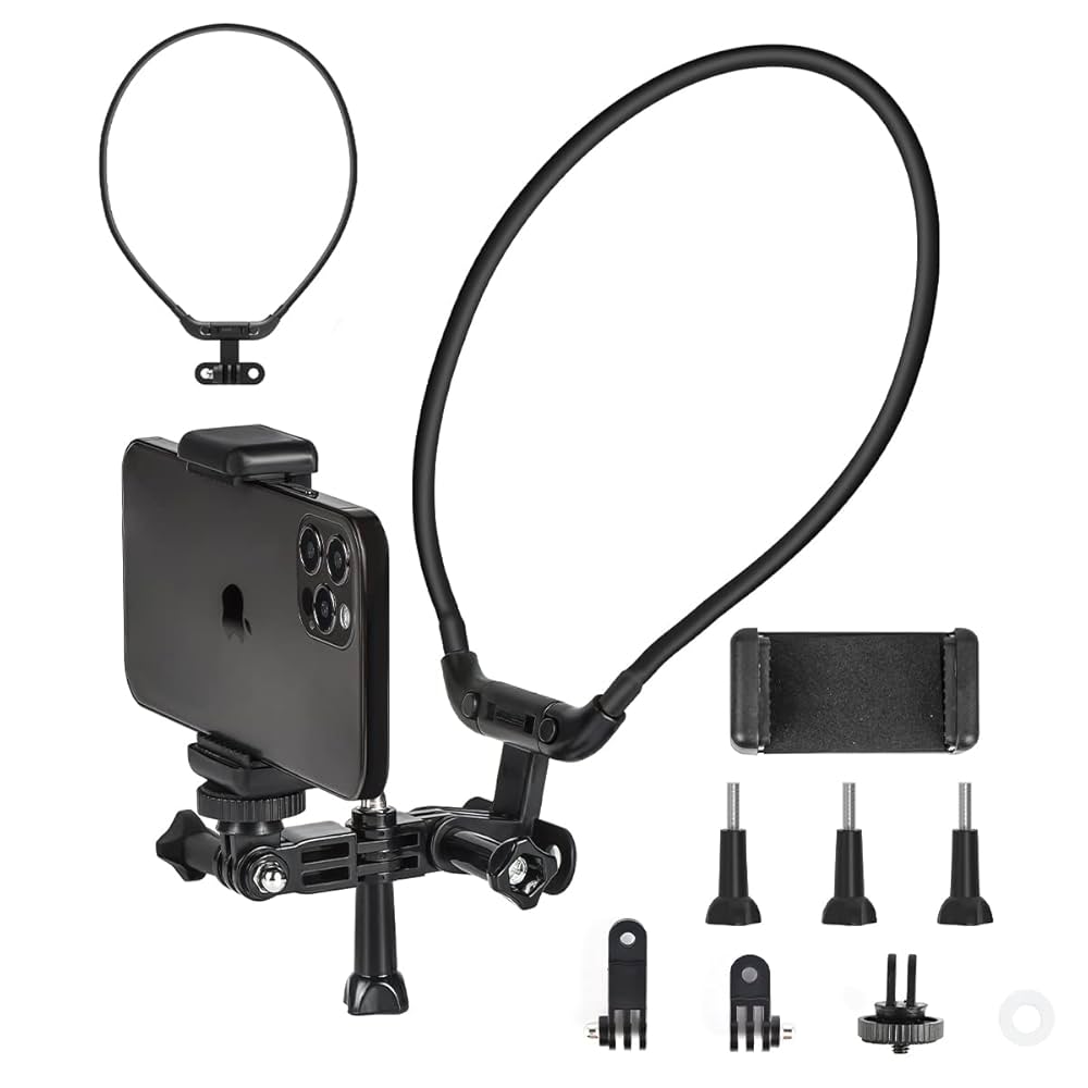 Amazon | 首掛け GoPro用アクセサリー 多角度調整可能